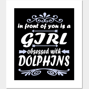 Dolphin marine animals sea snorkeling diving Posters and Art